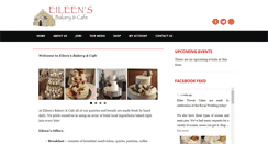 Desktop Screenshot of eileensbakeryandcafe.com