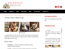 Tablet Screenshot of eileensbakeryandcafe.com